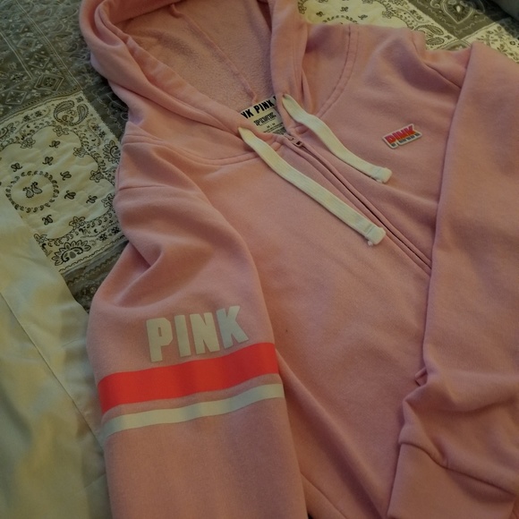 VS Pink Full Zip Hoodie - Picture 3 of 7